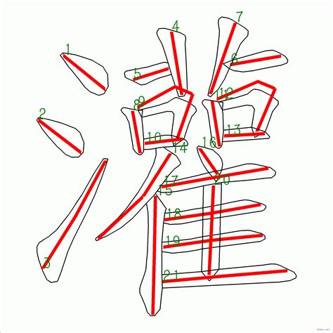 21劃的字|筆畫21